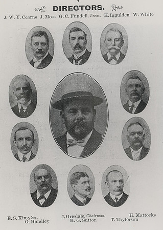 West Ham United FC. Chairman & Directors. 1908-09.