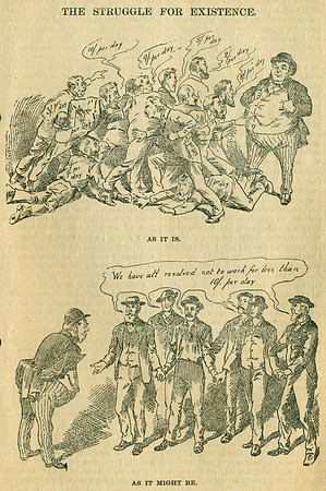 The Struggle for Existence. (From the pamphlet Collier Laddies by Keir Hardie).
