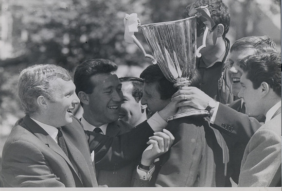 European Cup Winners Cup. Players with Cup. May 1965.