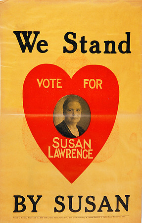 Susan Lawrence. Election poster.