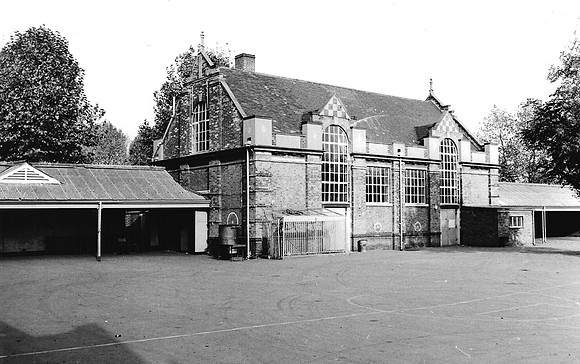 Rosetta School, Custom House. Playground. October 1971.