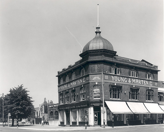 Young & Marten. (Corner of The Grove & Romford Road, Stratford). 1967.