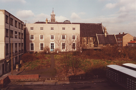 Manor House, Gladding Road, Manor Park, while still in use as a milk depot. 1985.
