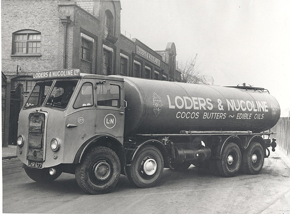 Loders & Nucoline tanker. c1950s.