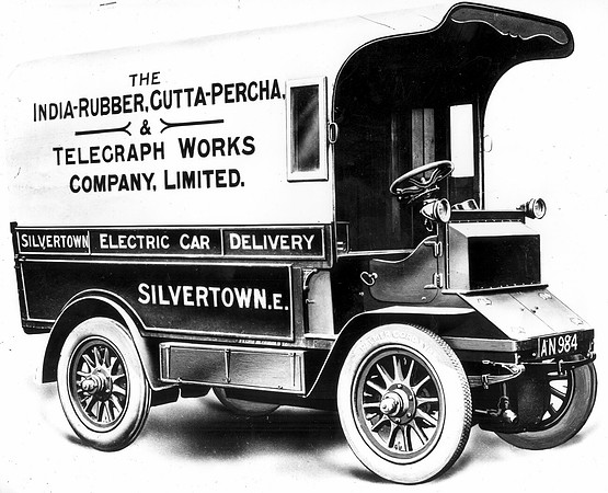 Silvertown Rubber Company. Delivery van.
