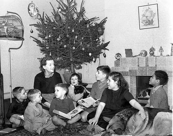Christmas at West Ham Children's Home. 1952.