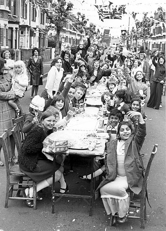 1977 Silver Jubilee. Coleridge Avenue, Manor Park.