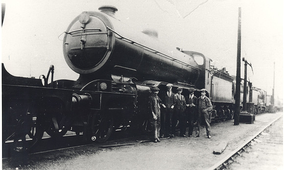 Stratford. Steam locomotives-Tar Road, Running Shed.