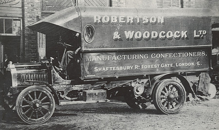 Trebor delivery van. 1915.