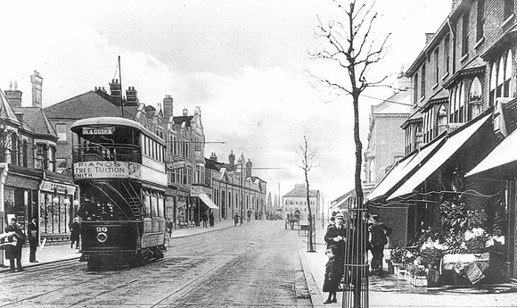 East Ham Station. 1905.