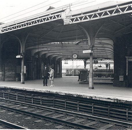 Stratford Station. Platform 10.