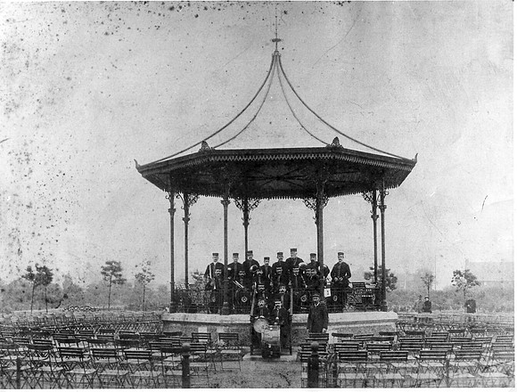 Bandstand. Central Park, East Ham. c1900.