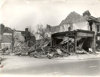 High Street North, East Ham. Bomb damage. 30 April 1941.