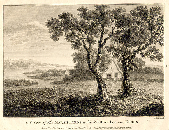 A View of the Marsh Lands with the River Lee. 1786.