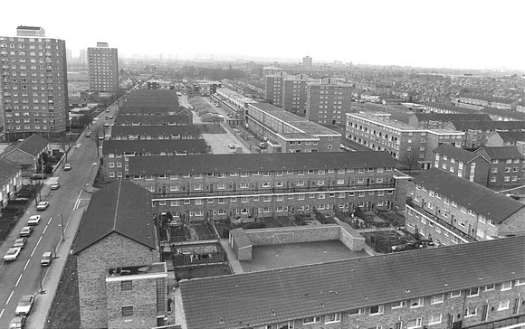 Grantham Road, Manor Park, and Estate. 3 April 1984.