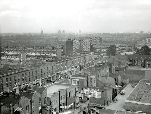 Barking Road, Canning Town. 1960s.