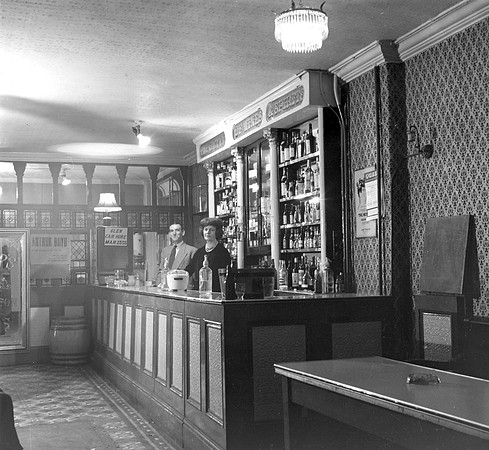 Theatre Royal. Stratford. East Bar. 1950s.
