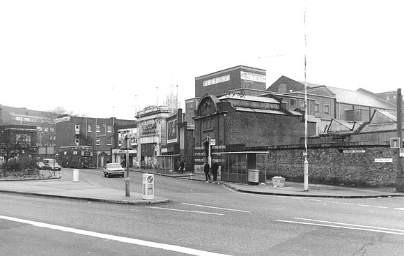 Tramway Avenue, Stratford. December 1982