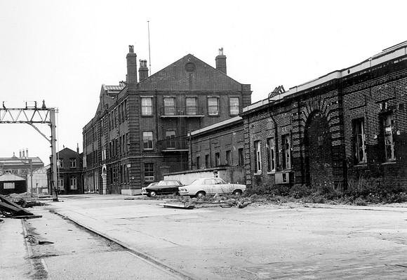 Stratford Railway Works. Remaining offices. 1970.