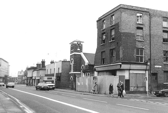 West Ham Lane, Stratford. December 1982