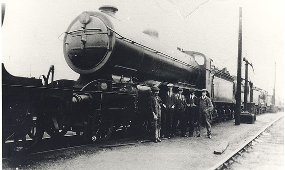 Stratford. Steam locomotives-Tar Road, Running Shed.