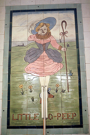 Queen Mary's Hospital, Stratford. Children's Ward. Little Bo-Peep. (Wall tile 10).