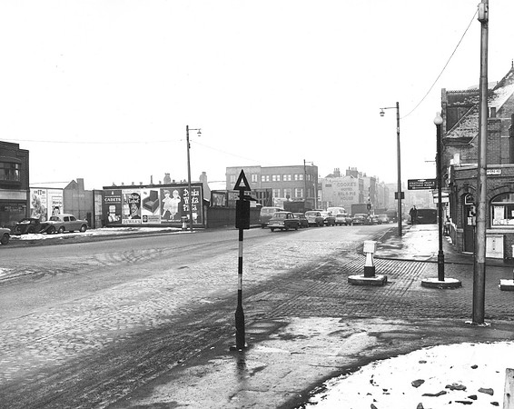 Stratford Market Station Bridge. 1 February 1963.