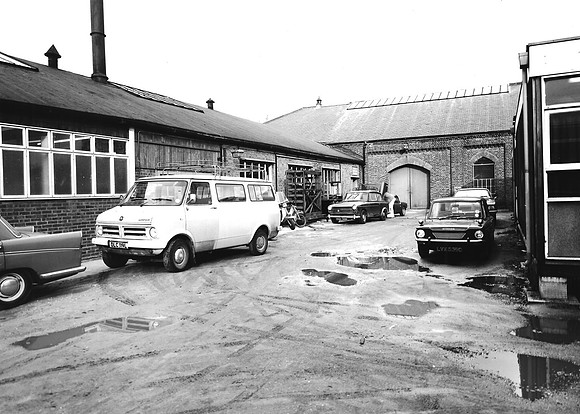 West Ham College of Technology Annexe, Stratford. Former Artillery House outbuildings. 1973.