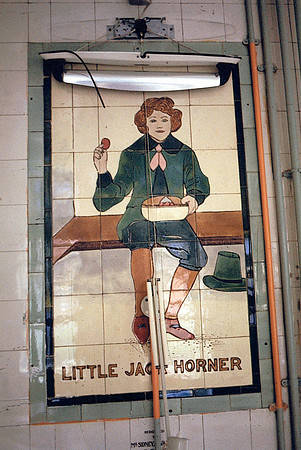 Queen Mary's Hospital, Stratford. Children's Ward. Little Jack Horner. (Wall tile 9).