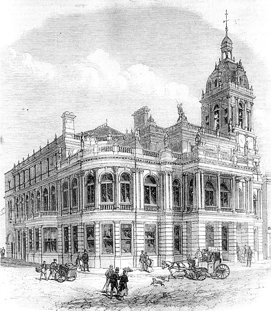 West Ham Town Hall. 1869.