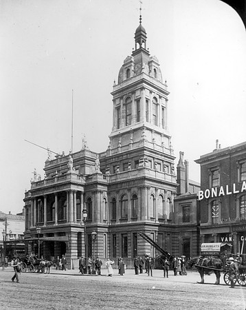 West Ham Town Hall. c1900.