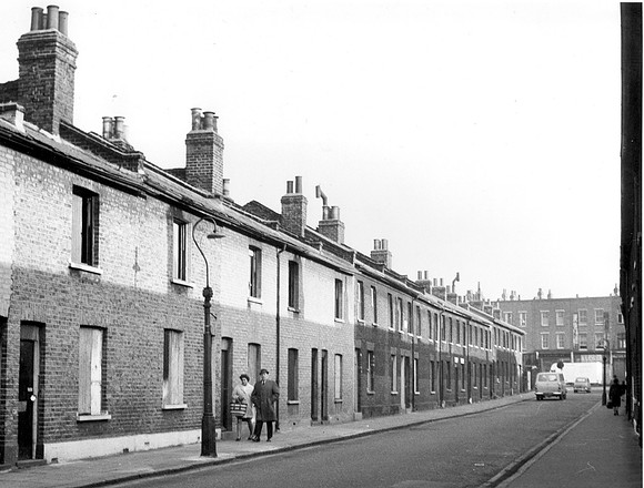 William Street, Stratford (looking towards Angel Lane). 1966.