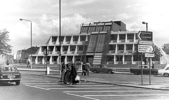 Pyramid Building (Council Offices), The Grove Stratford. 1977.