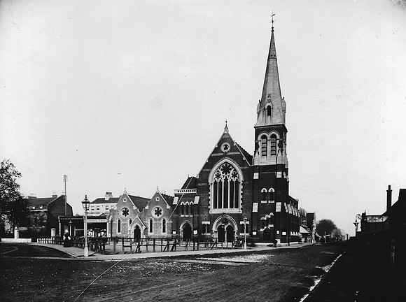 Maryland Point and  Trinity Presbyterian Church. c1890s.