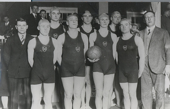 Plaistow United Swimming Club. Water Polo Team. 1929-30.
