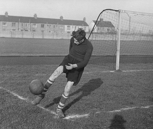 Football at Fairbairn House Boys' Club. 1930s.