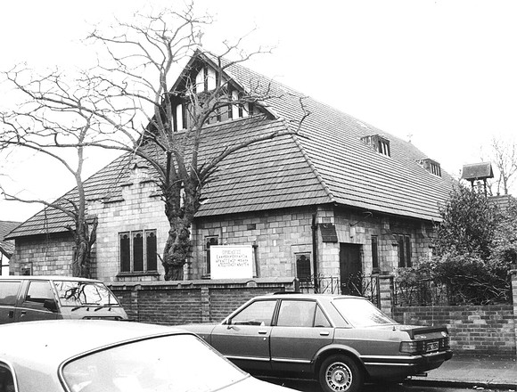 Greek Orthodox Church (formerly St Michael & All Angels), Rutland Road, Upton Park. December 1987.
