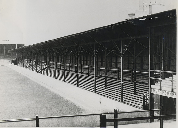 West Ham United FC. Chicken Run Stand. 1972.
