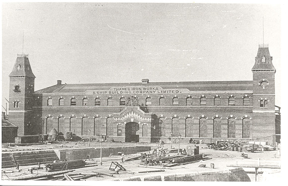 Thames Ironworks. Engineering Department. 1895.