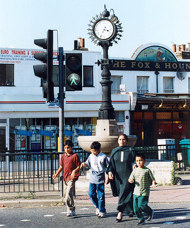 Junction of Forest Lane and Woodgrange Road, Forest Gate.