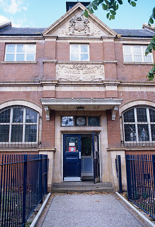 Entrance to Custom House Library. 2005.