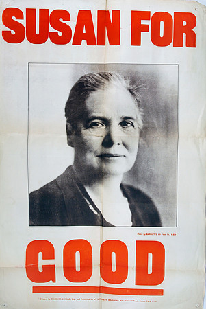 Susan Lawrence. Election poster.