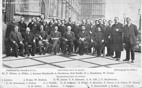 Members of the new Labour Party formed after the 1906 General Election.