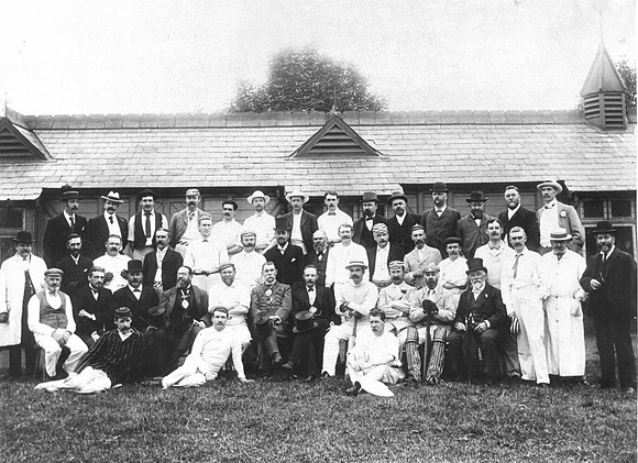 Cricket at West Ham Park. West Ham Council v Park Governors. 1898.
