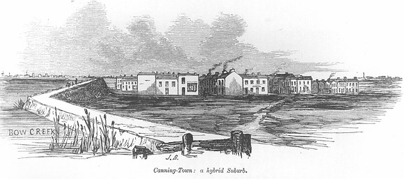 Canning Town: a hybrid Suburb (from George Godwin's Town Swamps & Social Bridges. 1856).