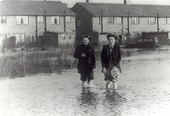 Floods in Canning Town. 1953.