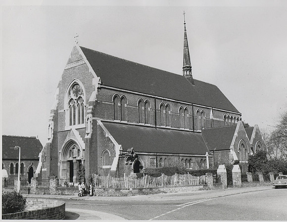 St Luke's Church, Canning Town. 1971.