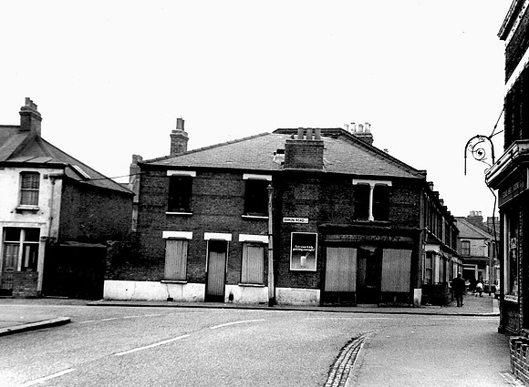 Junction of Star Lane and Baron Road, Canning Town. 2 February 1973.