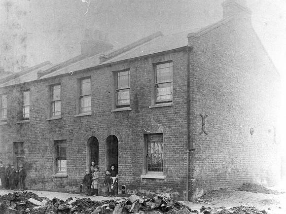 Living conditions. Canning Town. c1890.
