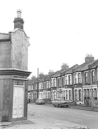 Canning Town Mosque on the corner of Star Lane and Liverpool Road. 1973.
